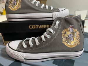 Harry Potter House Crest Converse - Hufflepuff