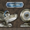 One Ring Spinning Stainless Steel - Blue