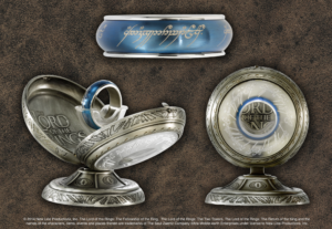 One Ring Spinning Stainless Steel - Blue