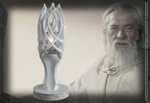 The Staff of Gandalf the White Candle Holder