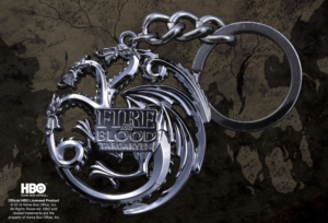 Targaryen Sigil Keychain – Gun Metal