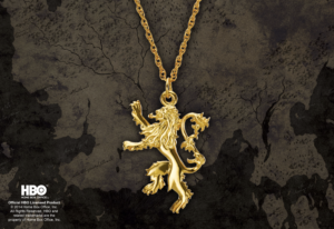 Lannister Pendant Gold Plated Sterling Silver