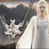 Galadriel Ring Pendant Sterling Silver
