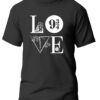 Harry Potter Themed LOVE Black T-Shirt