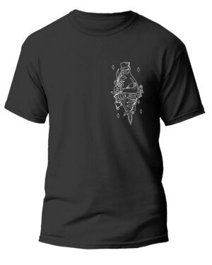Harry Potter Themed Small Decal Felix Felicis Black T-Shirt