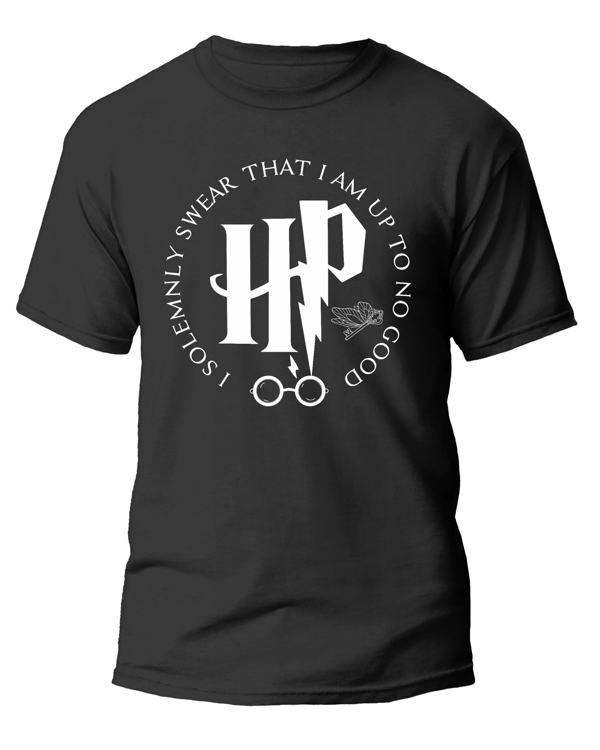 Harry Potter Themed I Solemnly Swear Black T-Shirt Harry Potter Themed I Solemnly Swear Black T-Shirt