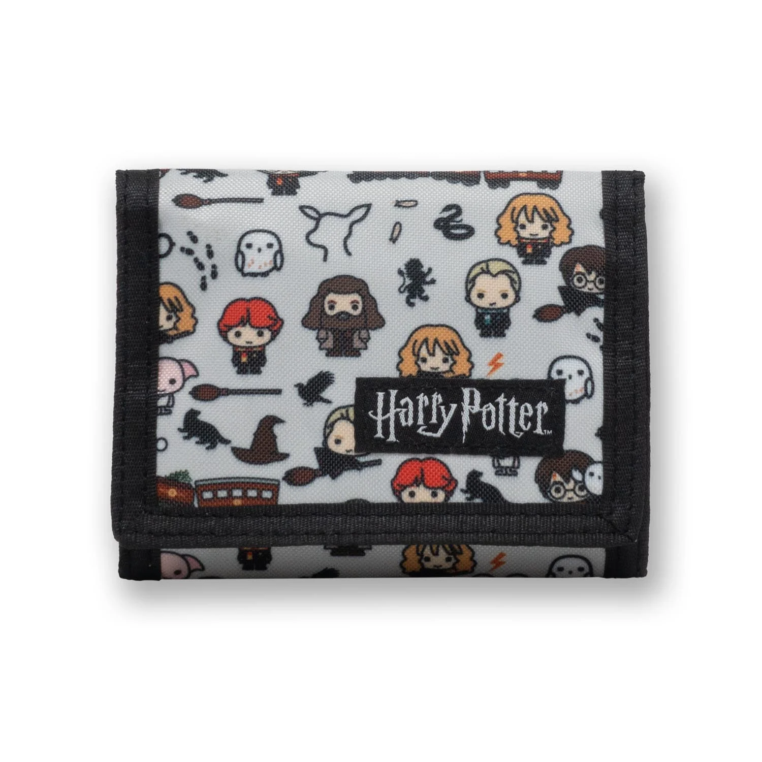 Harry Potter Chibi Character Nylon Trifold Wallet Harry Potter Chibi Character Nylon Trifold Wallet