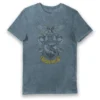 Harry Potter Ravenclaw House Crest Blue Vintage T-Shirt