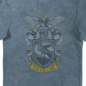 Harry Potter Ravenclaw House Crest Blue Vintage T-Shirt