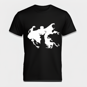 Harry Potter Themed Dementor Stag Patronus Black T-Shirt