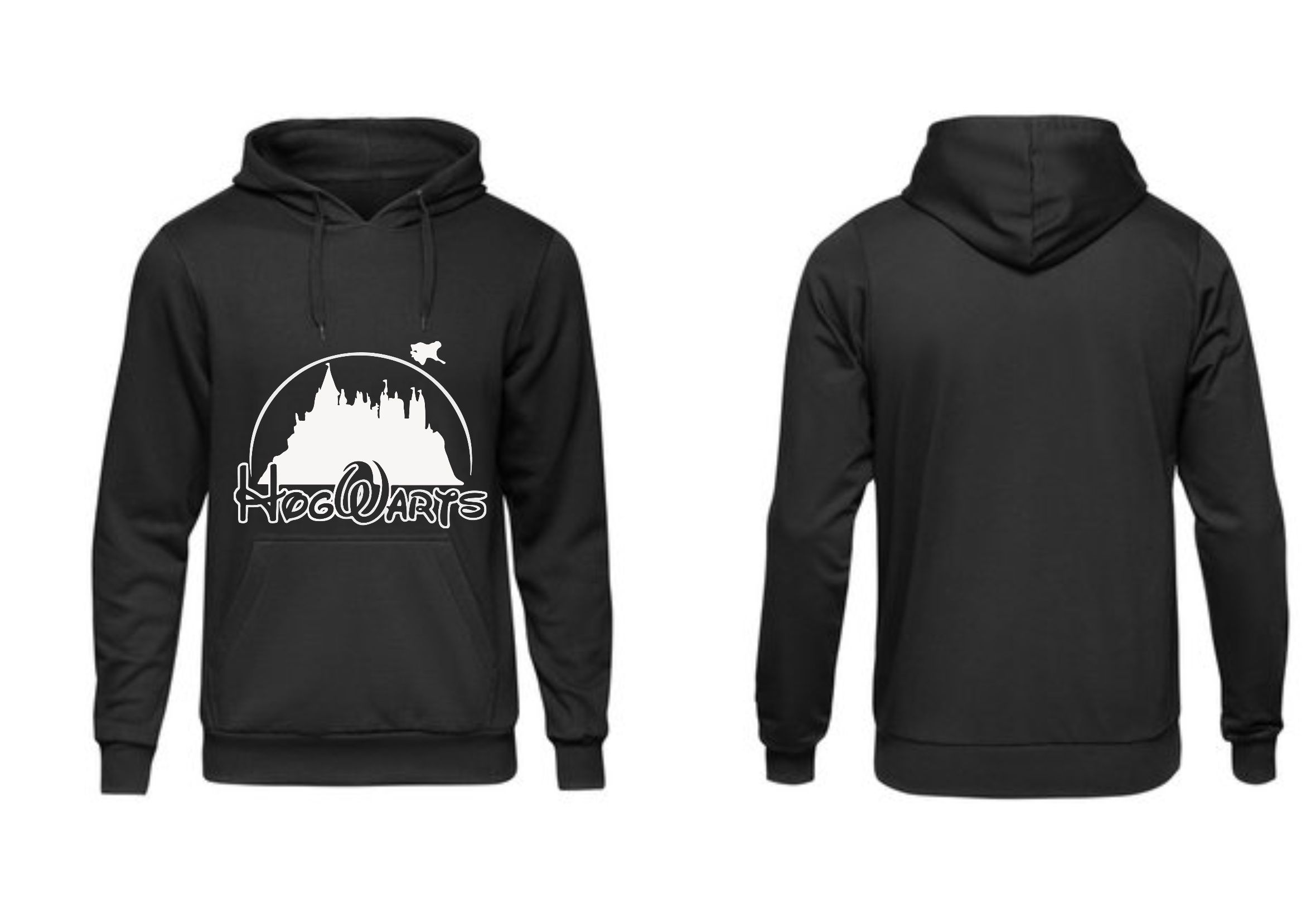 Harry Potter Themed Disney Hogwarts Black Hoodie Harry Potter Themed Disney Hogwarts Black Hoodie