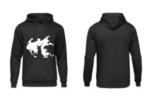 Harry Potter Themed Dementor Stag Patronus Black Hoodie