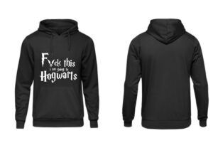 Harry Potter Themed I'm going to Hogwarts Black Hoodie