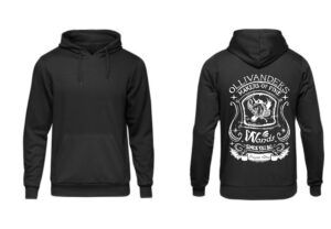 Harry Potter Themed Ollivanders Black Hoodie
