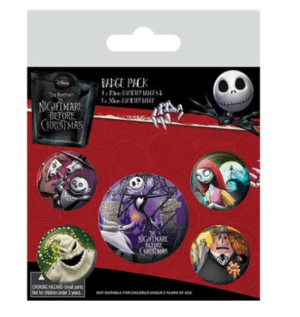 Nightmare Before Christmas Character Badge Pack