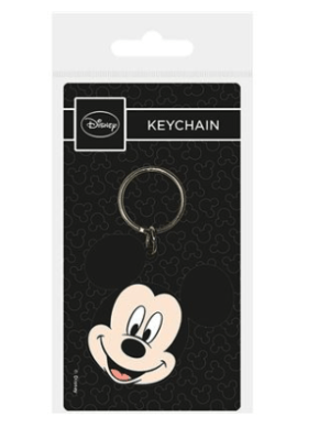 Mickey Mouse Head PVC Keyring