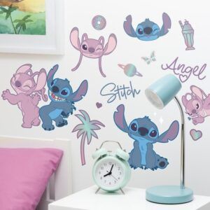 Stitch and Angel Wall Stickers