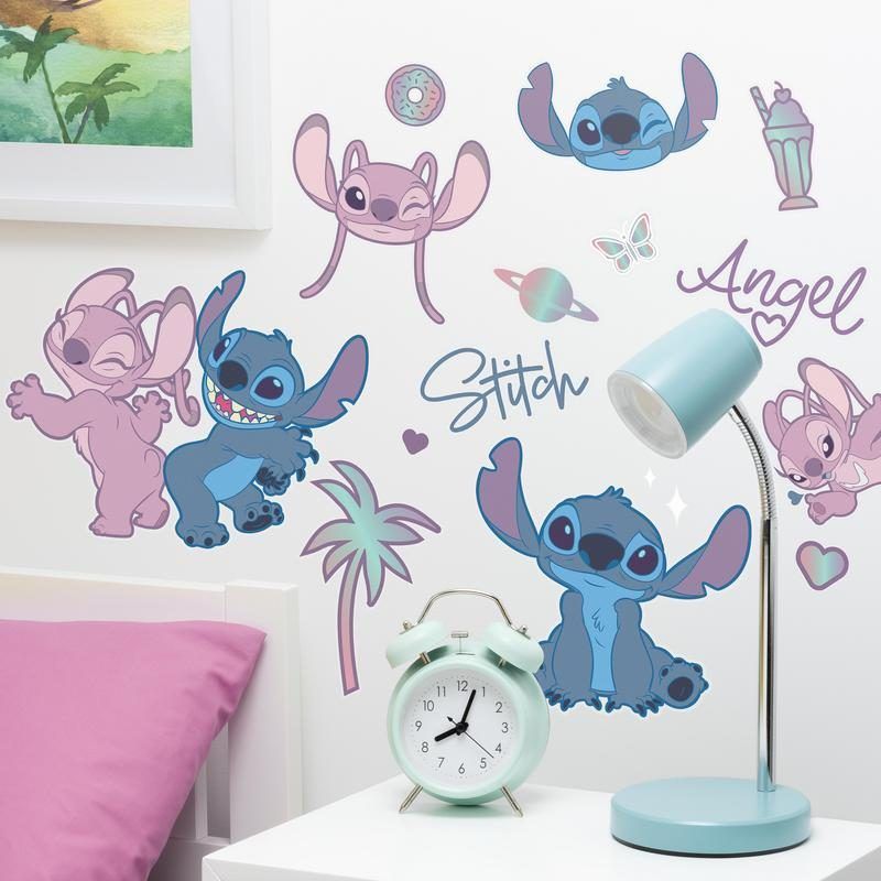 Stitch and Angel Wall Stickers Stitch and Angel Wall Stickers