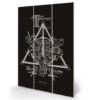 Harry Potter Deathly Hallows Micro Wood Panel Wall Art