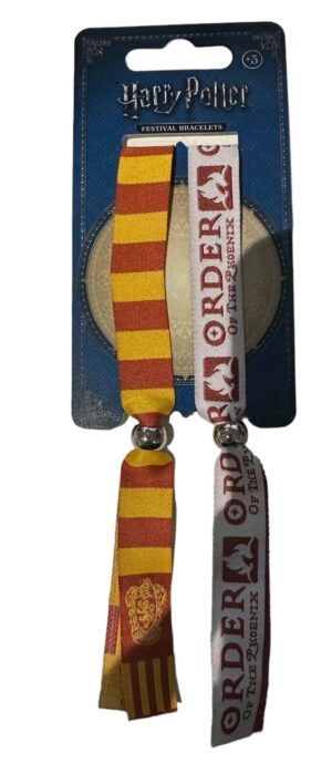 Harry Potter Gryffindor House Festival Wrist Bands