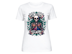 Anti Social Book Club Skeleton T-Shirt