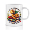 I'm Not A Bookworm I'm a Book Dragon Bright Colourful Mug